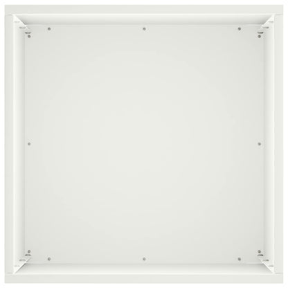 Vaso da giardino Bianco 40 x 40 x 50 cm | homemem39