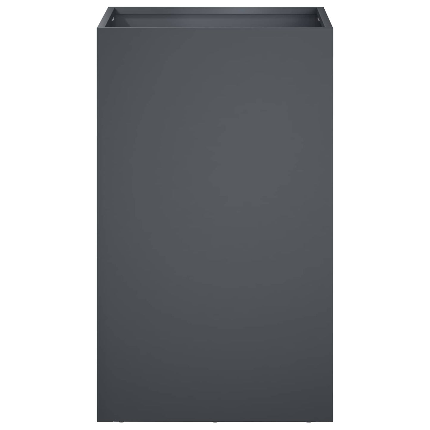 Vaso da giardino 2 pz Antracite 40 x 40 x 50 cm | homemem39