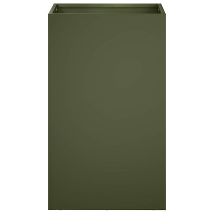 Vaso da giardino Verde Oliva 40 x 40 x 50 cm | homemem39