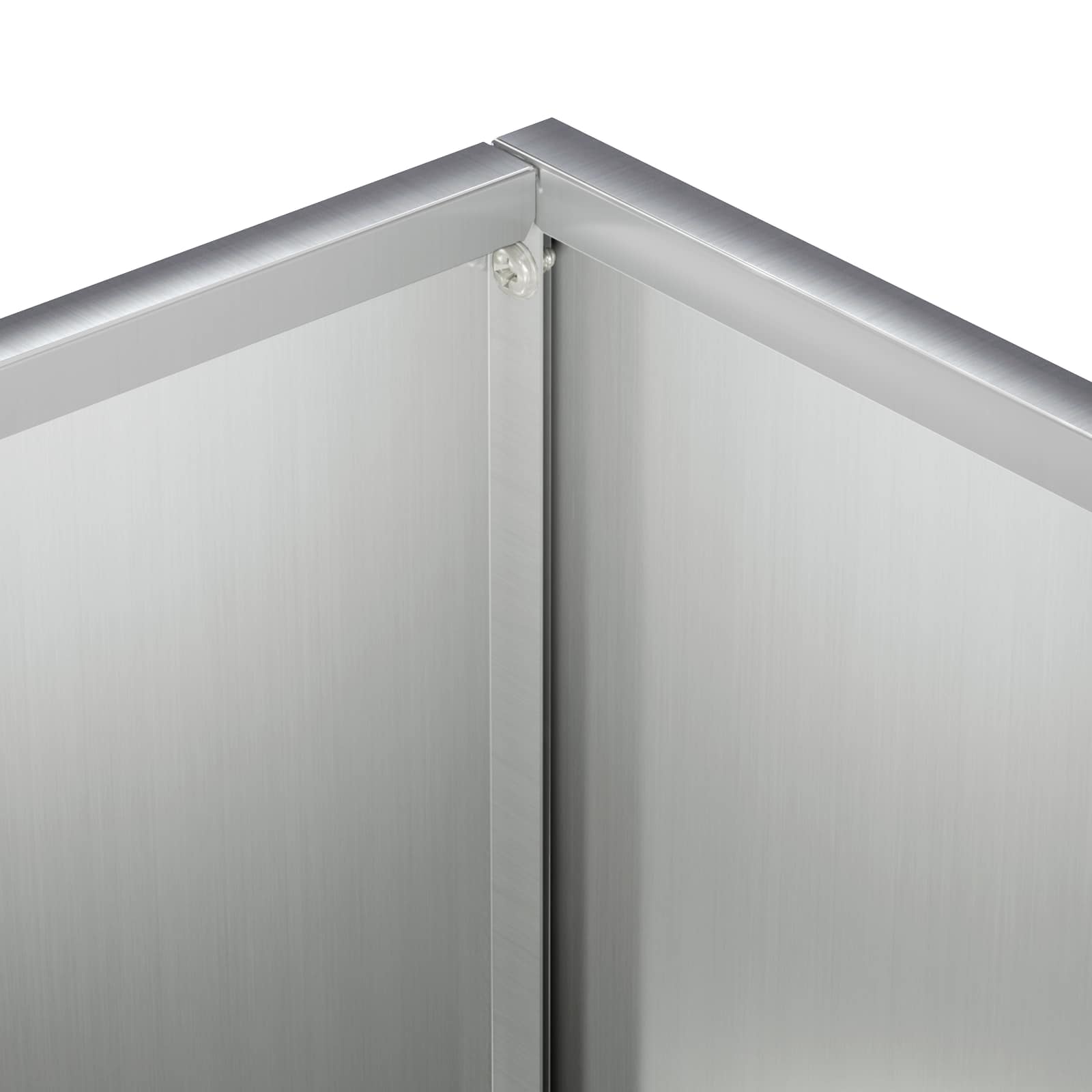 Vaso da giardino 2 pz Argento 40 x 40 x 50 cm Acciaio zincato | homemem39