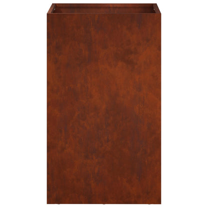 Vaso da giardino Ruggine 40 x 40 x 50 cm Acciaio Corten | homemem39