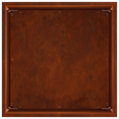 Vaso da giardino Ruggine 40 x 40 x 50 cm Acciaio Corten | homemem39