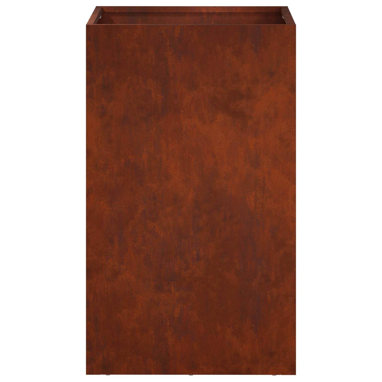 Vaso da giardino 2 pz Ruggine 40 x 40 x 50 cm Acciaio Corten | homemem39