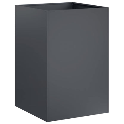 Vaso da giardino 2 pz Antracite 50 x 50 x 75 cm | homemem39