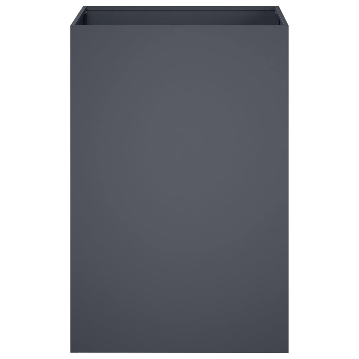 Vaso da giardino 2 pz Antracite 50 x 50 x 75 cm | homemem39