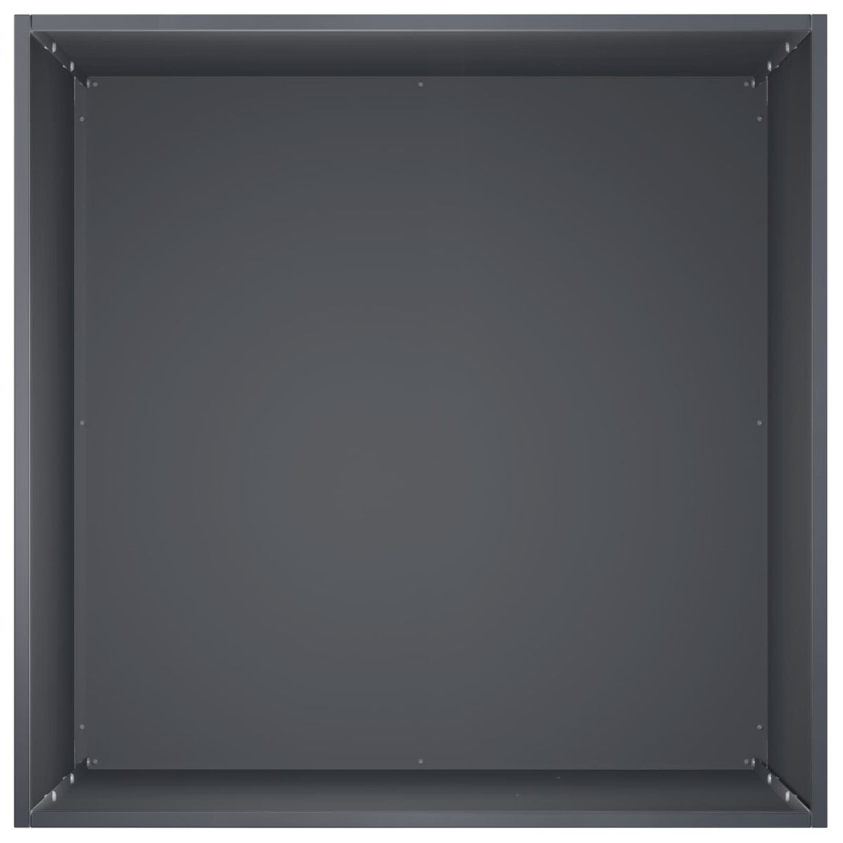 Vaso da giardino 2 pz Antracite 50 x 50 x 75 cm | homemem39