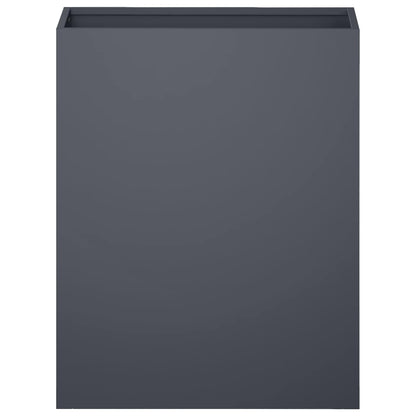 Vaso da giardino 2 pz Antracite 40 x 20 x 40 cm | homemem39