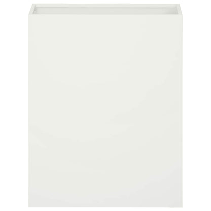 Vaso da giardino 2 pz Bianco 40 x 20 x 50 cm