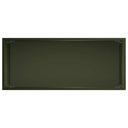 Vaso da giardino Verde Oliva 40 x 20 x 75 cm | homemem39