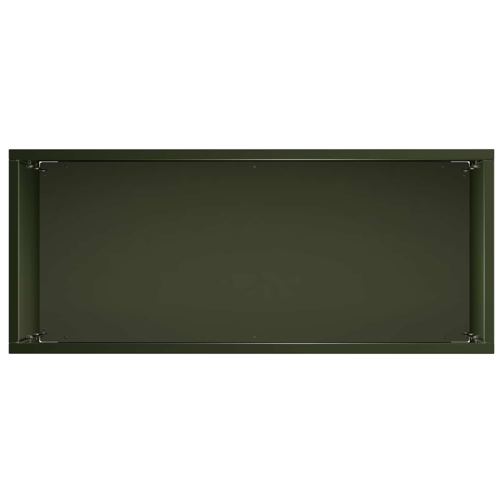 Vaso da giardino 2 pz Verde Oliva 40 x 20 x 75 cm | homemem39