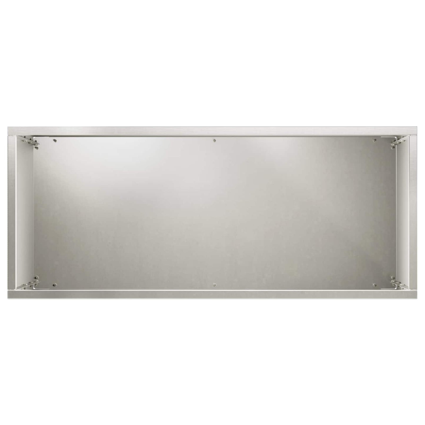 Vaso da giardino Argento 40 x 20 x 75 cm Acciaio Inox