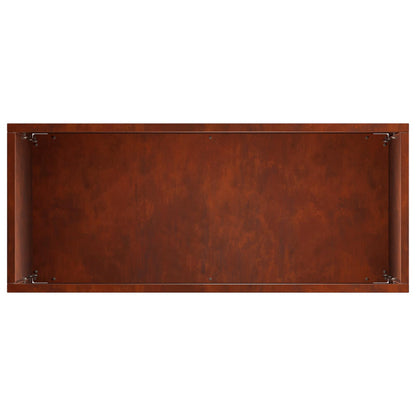 Vaso da giardino Ruggine 40 x 20 x 75 cm Acciaio Corten