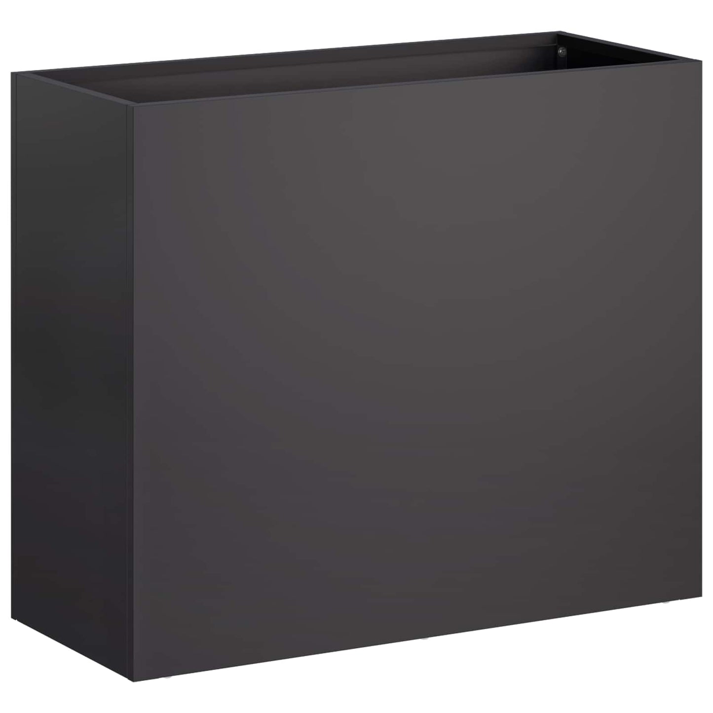 Vaso da giardino Nero 50 x 20 x 40 cm Acciaio laminato a freddo | homemem39