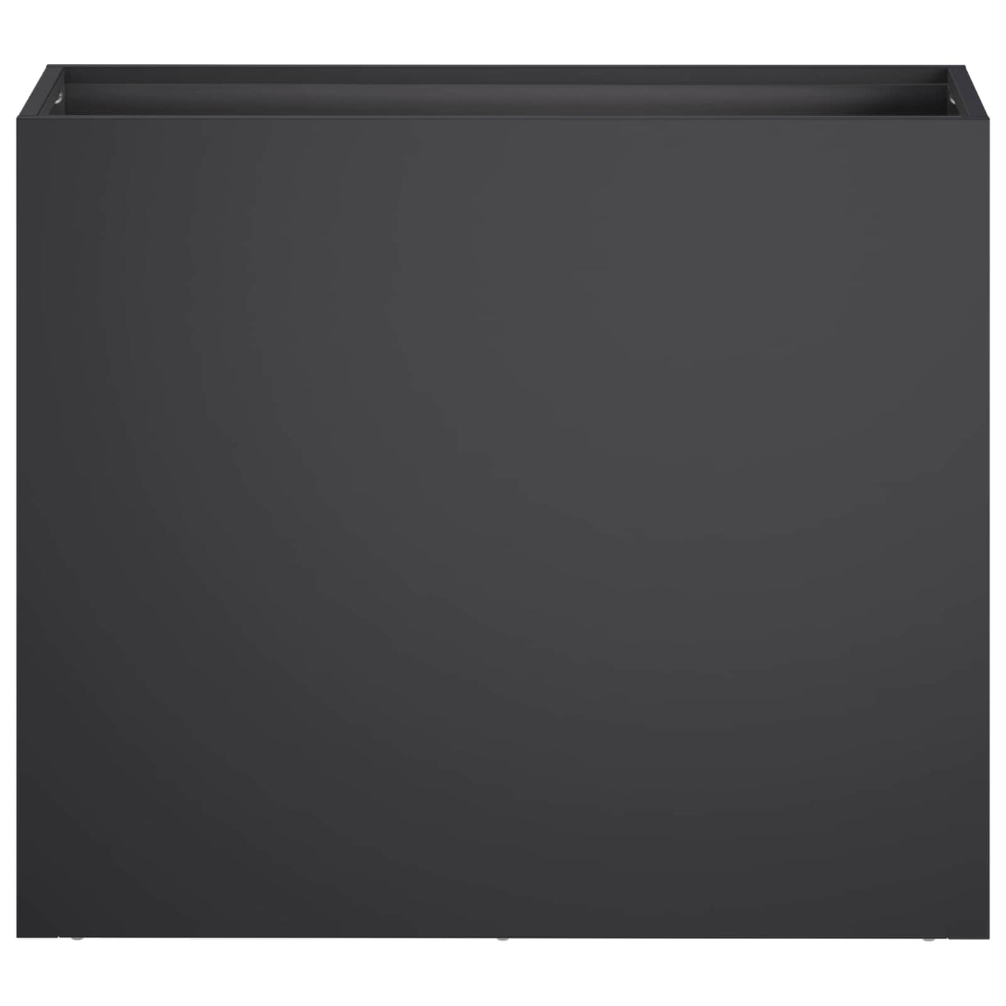 Vaso da giardino Nero 50 x 20 x 40 cm Acciaio laminato a freddo | homemem39