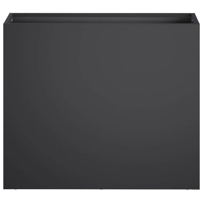 Vaso da giardino 2 pz Nero 50 x 20 x 40 cm | homemem39