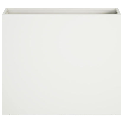 Vaso da giardino 2 pz Bianco 50 x 20 x 40 cm | homemem39