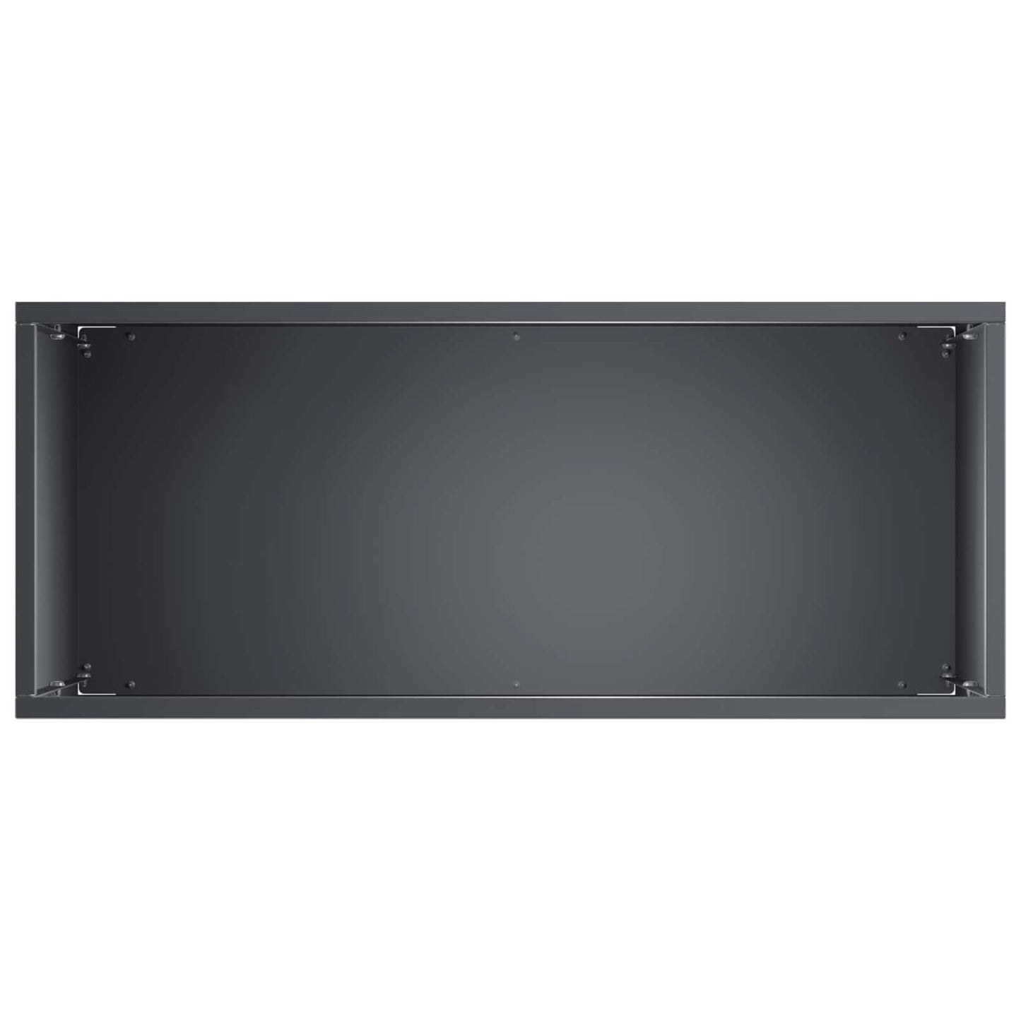 Vaso da giardino 2 pz Antracite 50 x 20 x 40 cm | homemem39