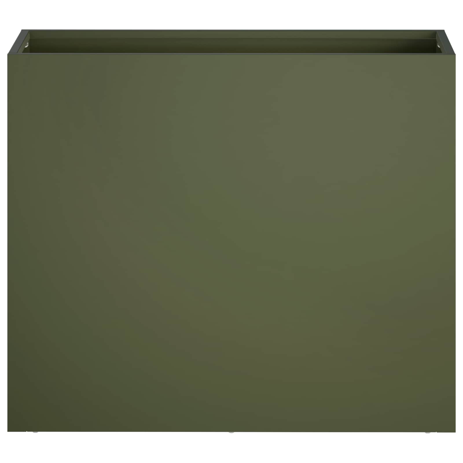 Vaso da giardino 2 pz Verde Oliva 50 x 20 x 40 cm | homemem39