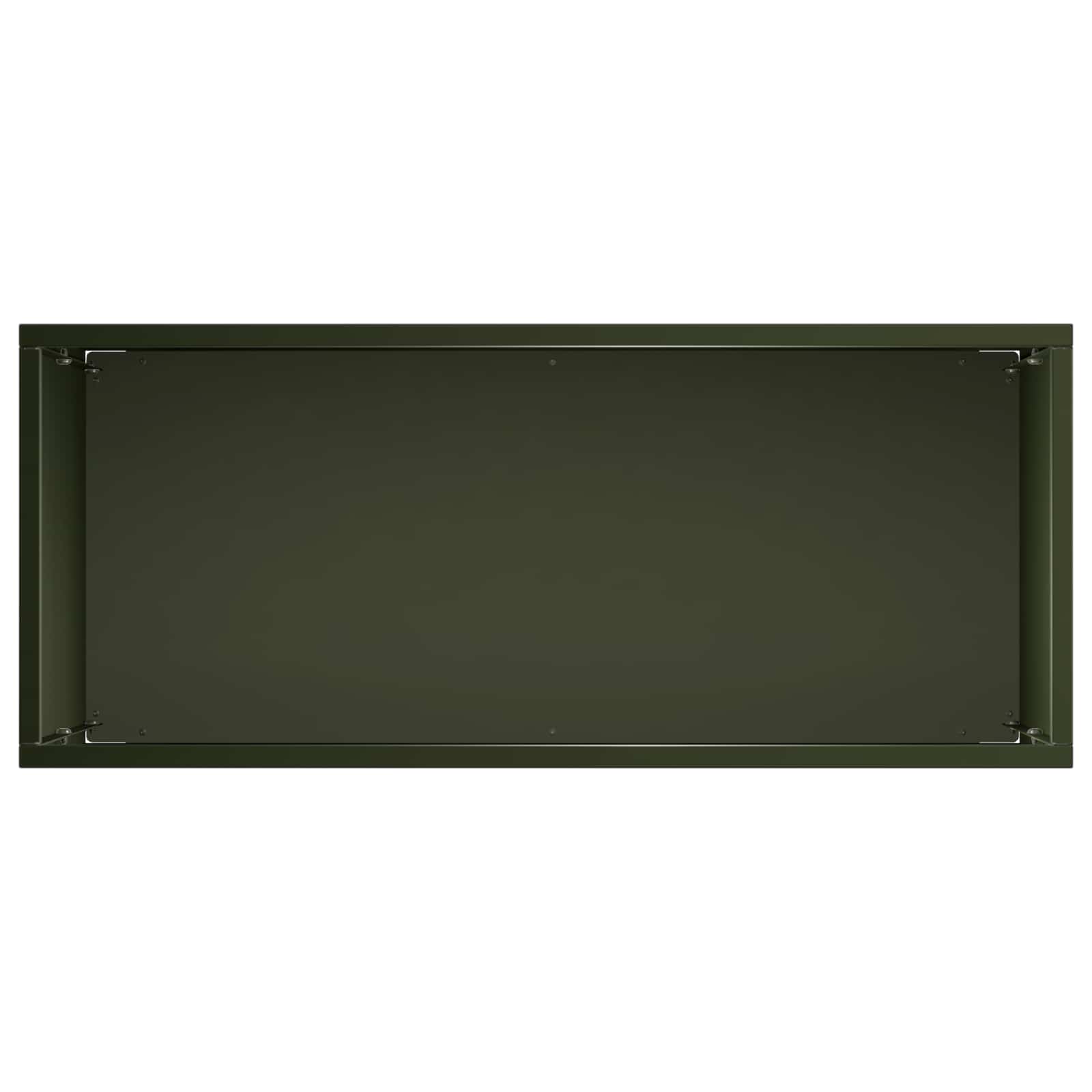 Vaso da giardino 2 pz Verde Oliva 50 x 20 x 40 cm | homemem39
