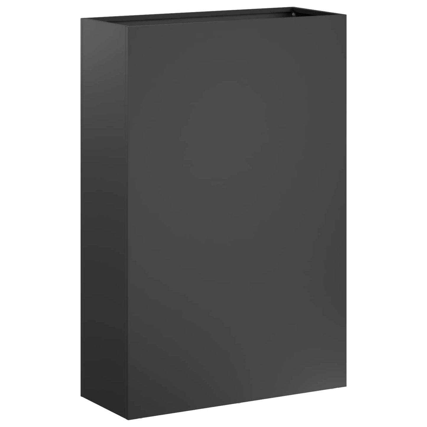 Vaso da giardino 2 pz Nero 50 x 20 x 75 cm | homemem39