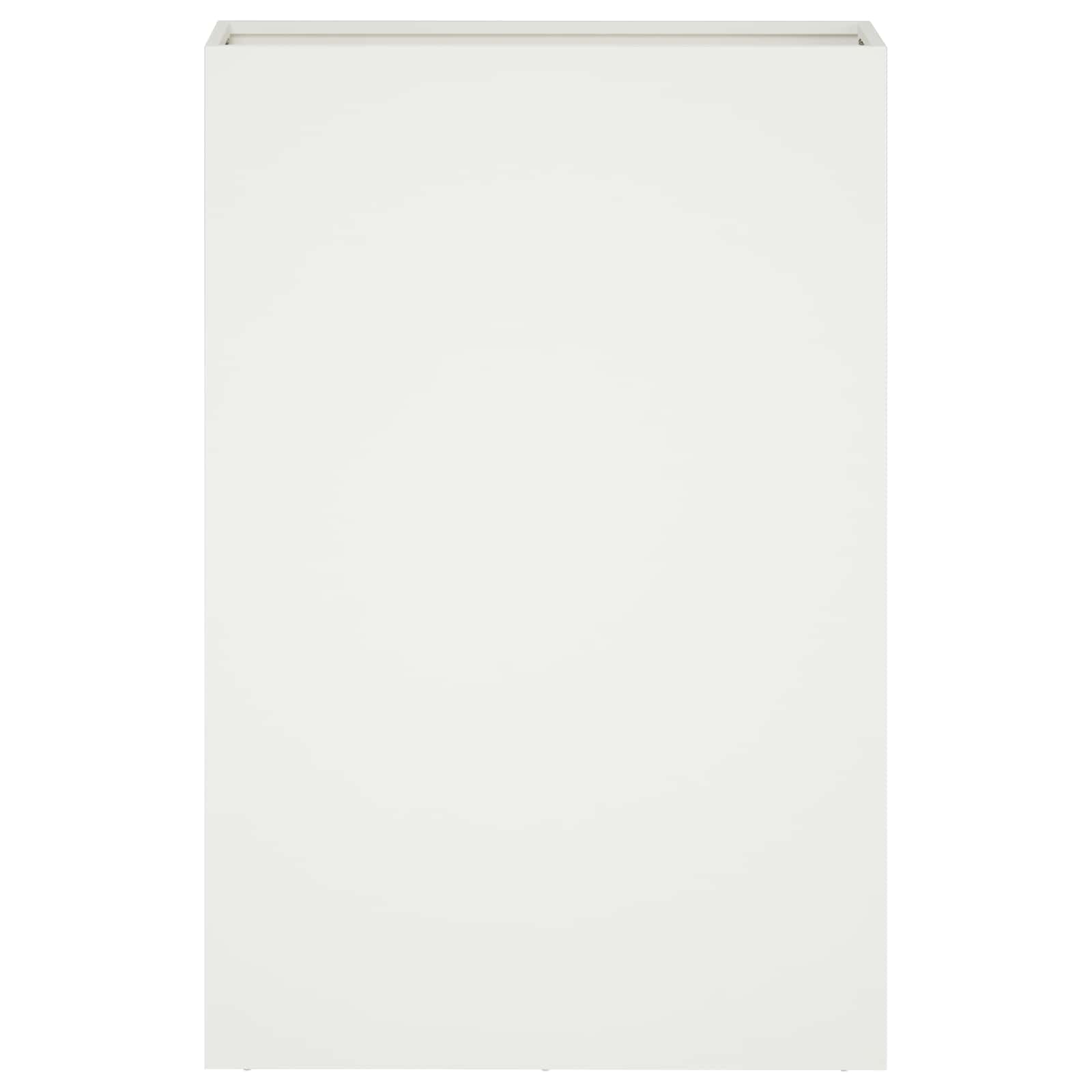Vaso da giardino 2 pz Bianco 50 x 20 x 75 cm | homemem39