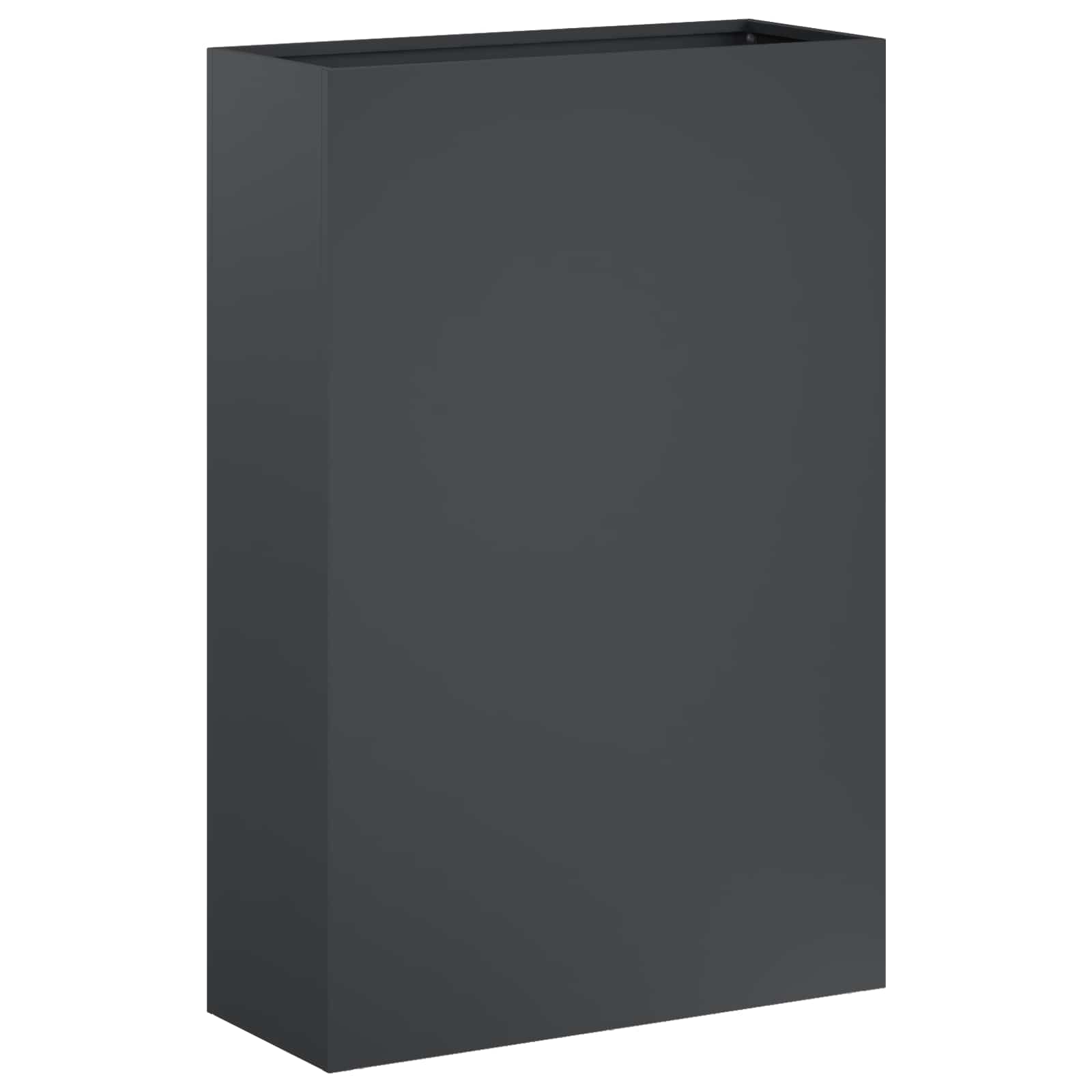 Vaso da giardino Antracite 50 x 20 x 75 cm | homemem39