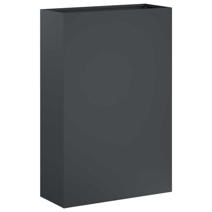 Vaso da giardino 2 pz Antracite 50 x 20 x 75 cm | homemem39