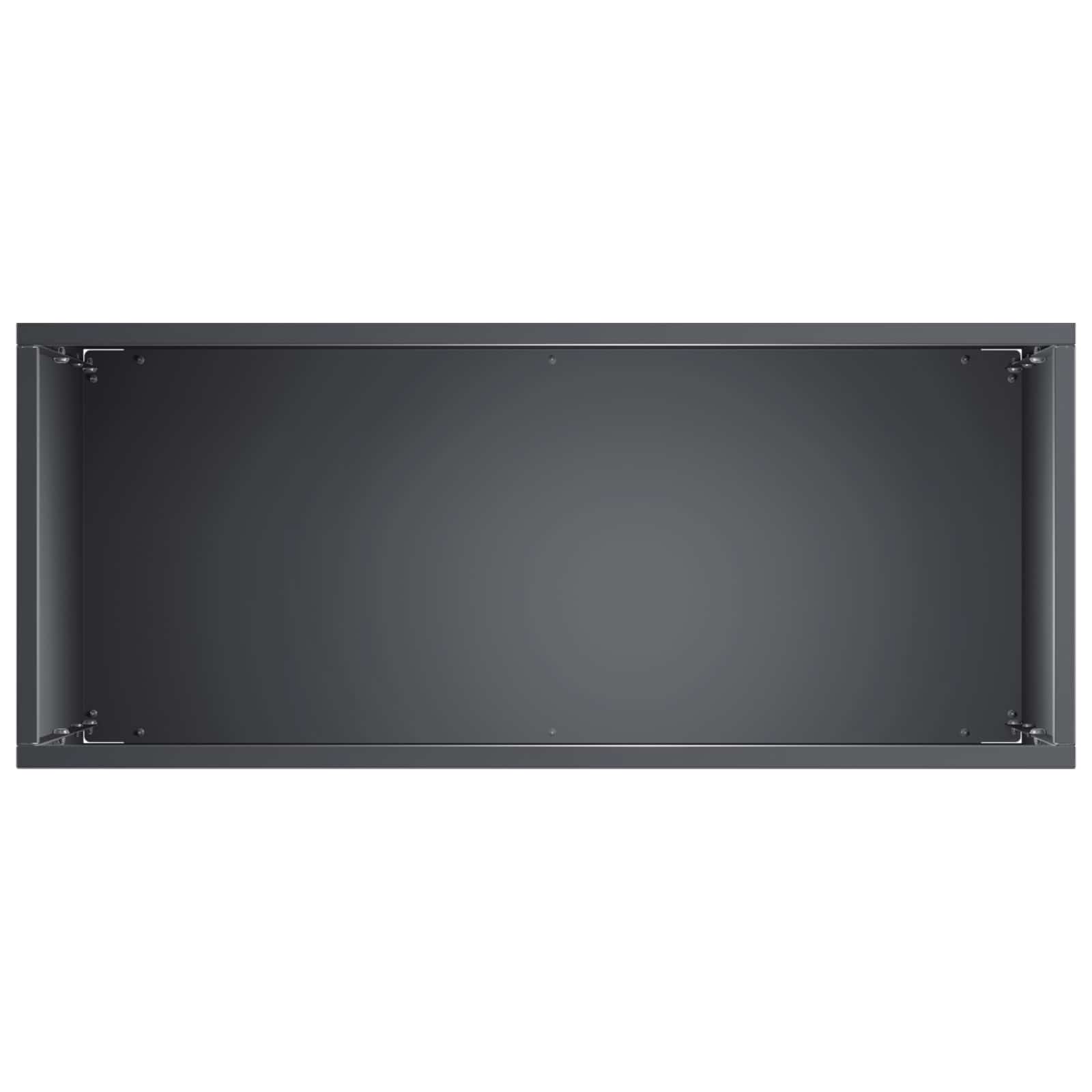 Vaso da giardino 2 pz Antracite 50 x 20 x 75 cm | homemem39