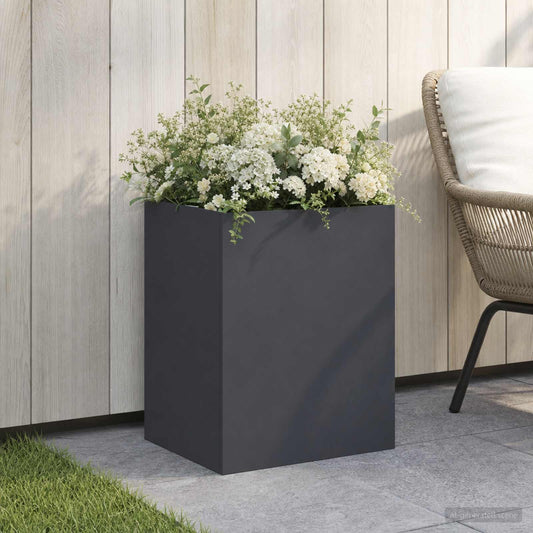 Vaso da giardino Antracite 40 x 30 x 40 cm