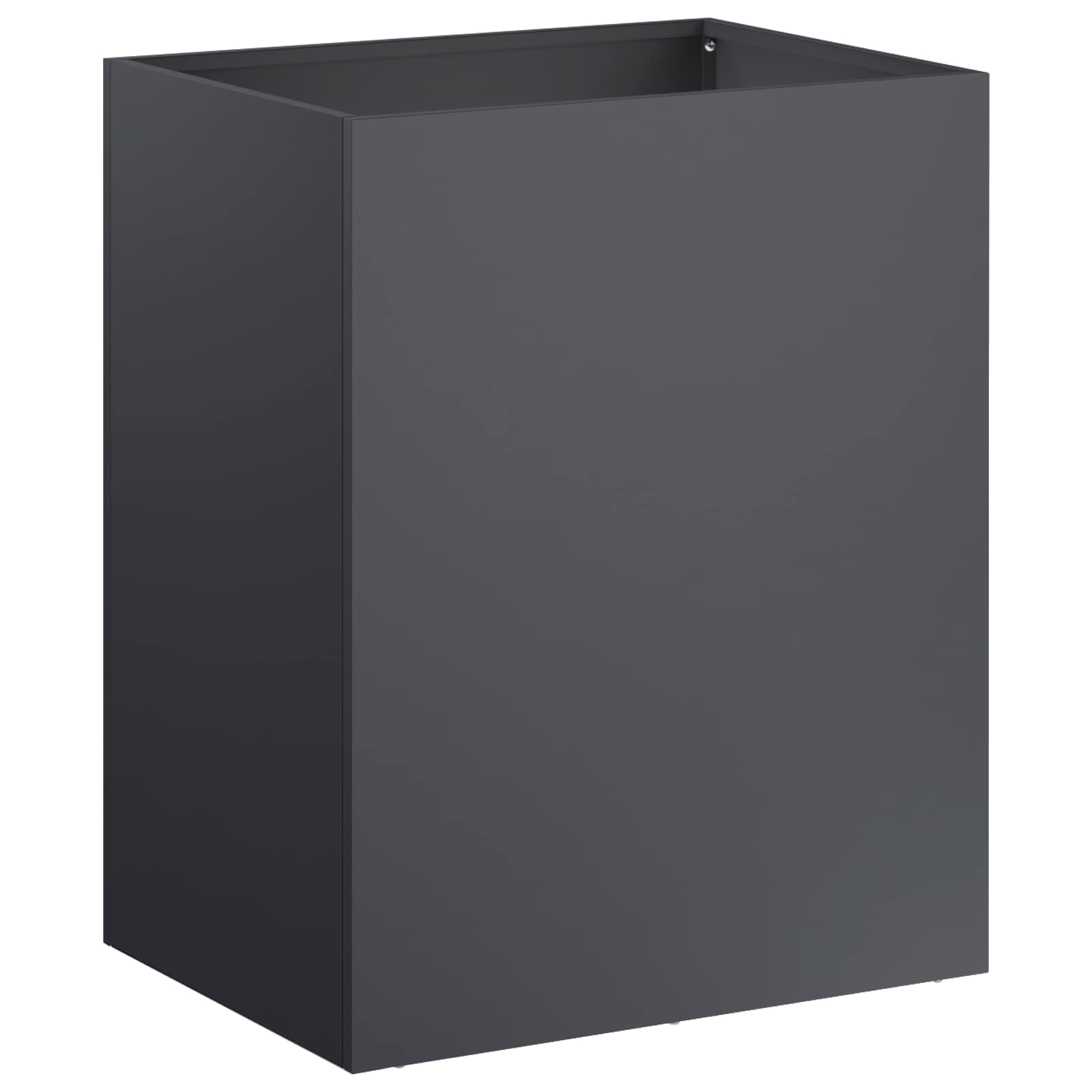 Vaso da giardino 2 pz Antracite 40 x 30 x 40 cm | homemem39