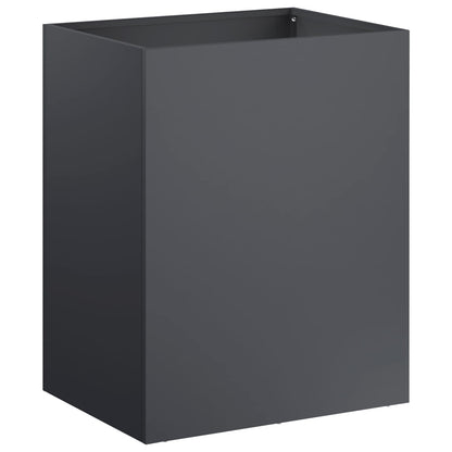 Vaso da giardino 2 pz Antracite 40 x 30 x 40 cm | homemem39