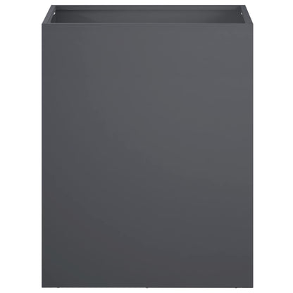 Vaso da giardino 2 pz Antracite 40 x 30 x 40 cm | homemem39
