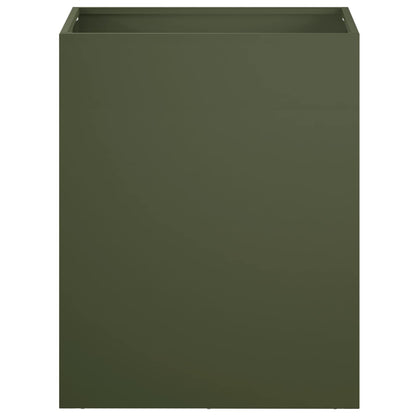Vaso da giardino Verde Oliva 40 x 30 x 40 cm | homemem39