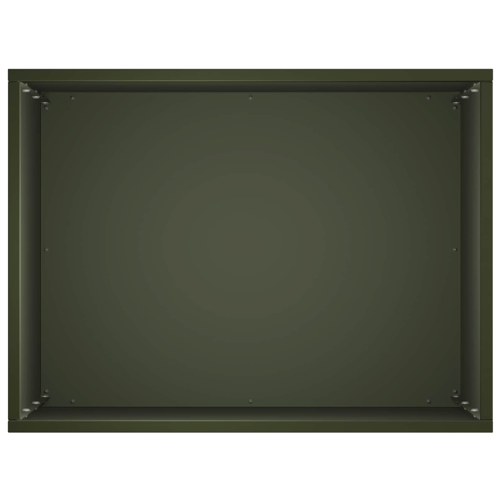Vaso da giardino 2 pz Verde Oliva 40 x 30 x 40 cm | homemem39
