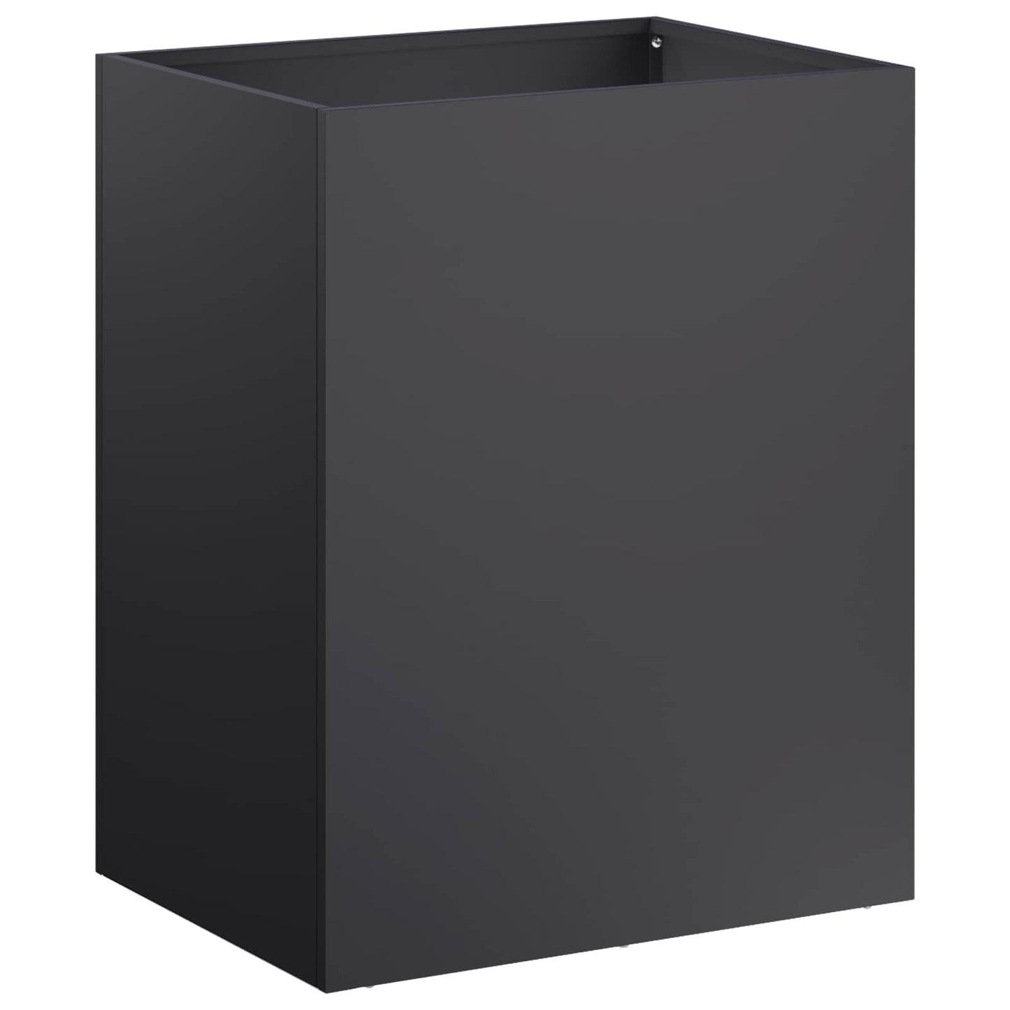 Vaso da giardino Nero 40 x 30 x 50 cm Acciaio laminato a freddo | homemem39