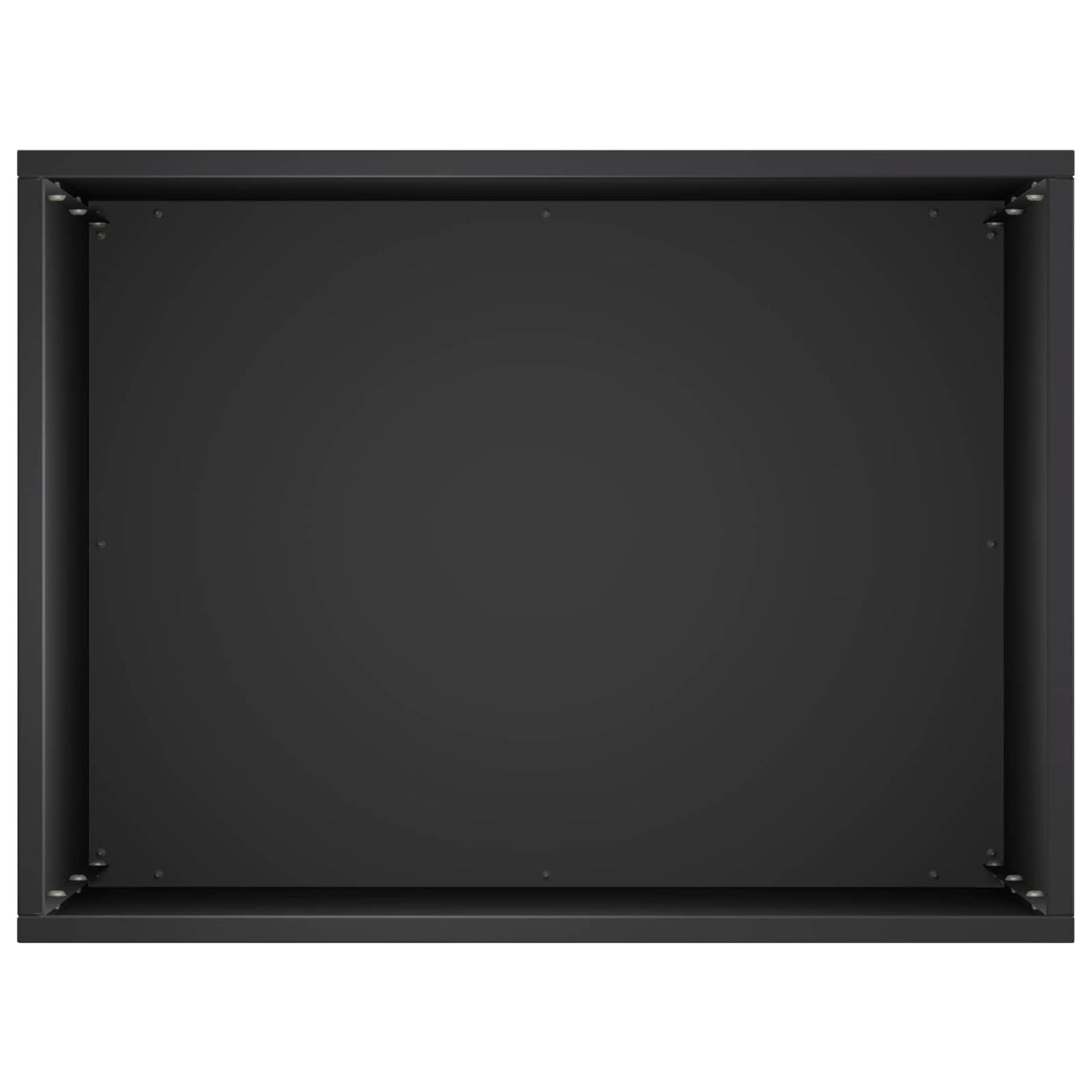 Vaso da giardino Nero 40 x 30 x 50 cm Acciaio laminato a freddo | homemem39
