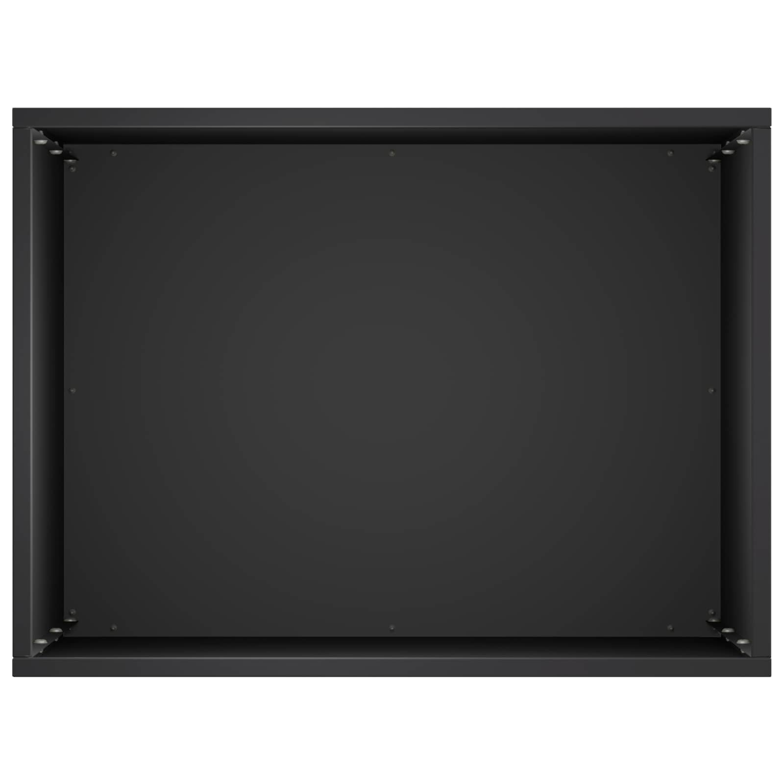 Vaso da giardino Nero 40 x 30 x 50 cm Acciaio laminato a freddo | homemem39