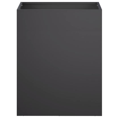 Vaso da giardino 2 pz Nero 40 x 30 x 50 cm | homemem39