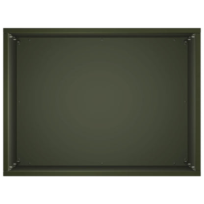 Vaso da giardino 2 pz Verde Oliva 40 x 30 x 50 cm | homemem39