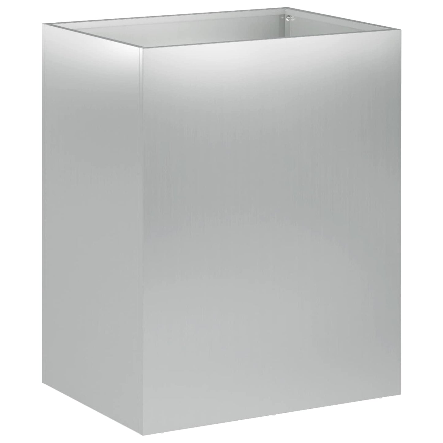 Vaso da giardino Argento 40 x 30 x 50 cm Acciaio zincato | homemem39