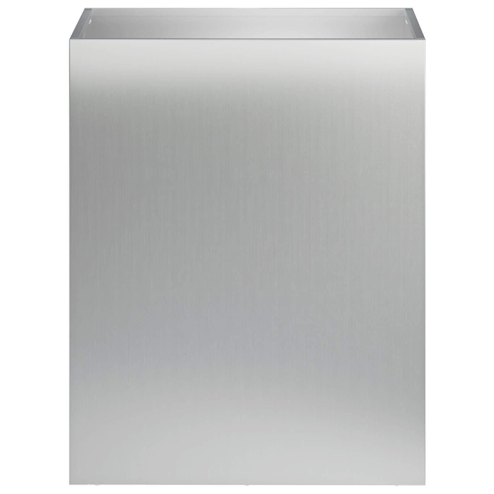 Vaso da giardino Argento 40 x 30 x 50 cm Acciaio zincato | homemem39