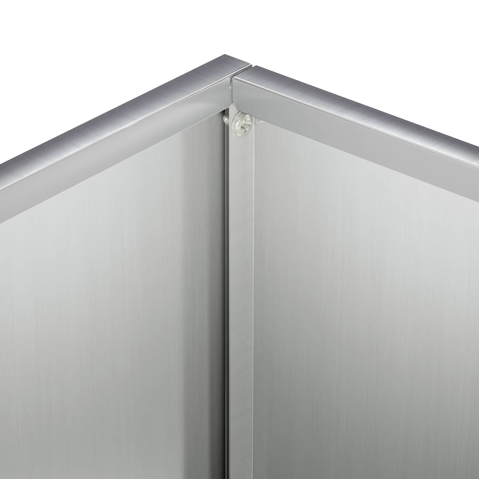 Vaso da giardino 2 pz Argento 40 x 30 x 50 cm Acciaio zincato | homemem39