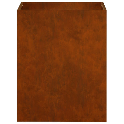 Vaso da giardino Ruggine 40 x 30 x 50 cm Acciaio Corten | homemem39