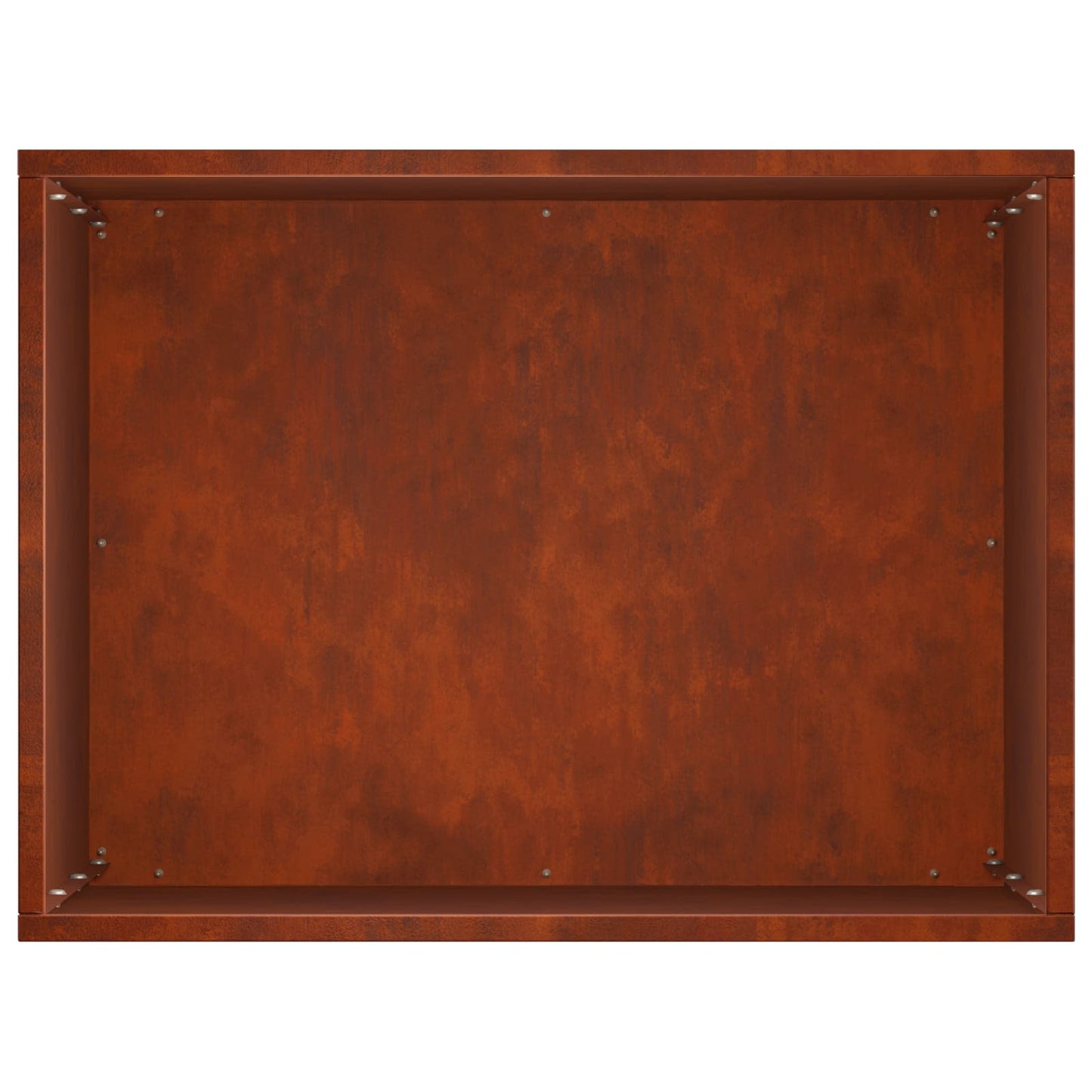 Vaso da giardino 2 pz Ruggine 40 x 30 x 50 cm Acciaio Corten | homemem39