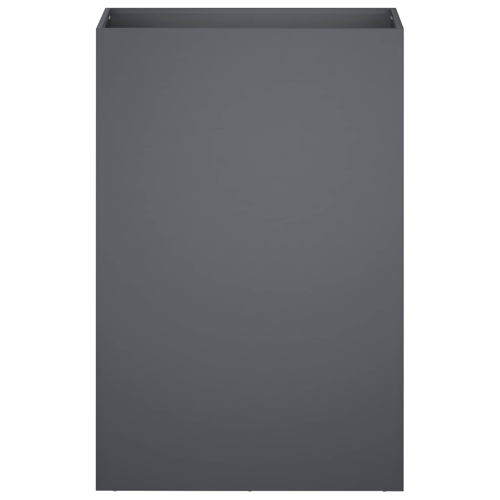 Vaso da giardino 2 pz Antracite 40 x 30 x 75 cm | homemem39