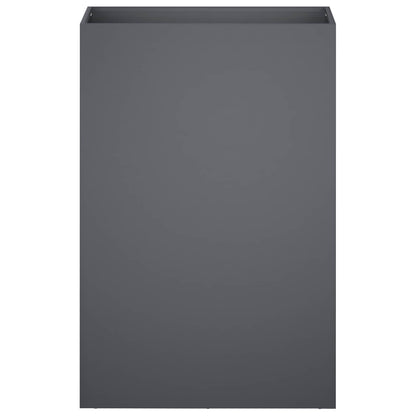 Vaso da giardino 2 pz Antracite 40 x 30 x 75 cm | homemem39