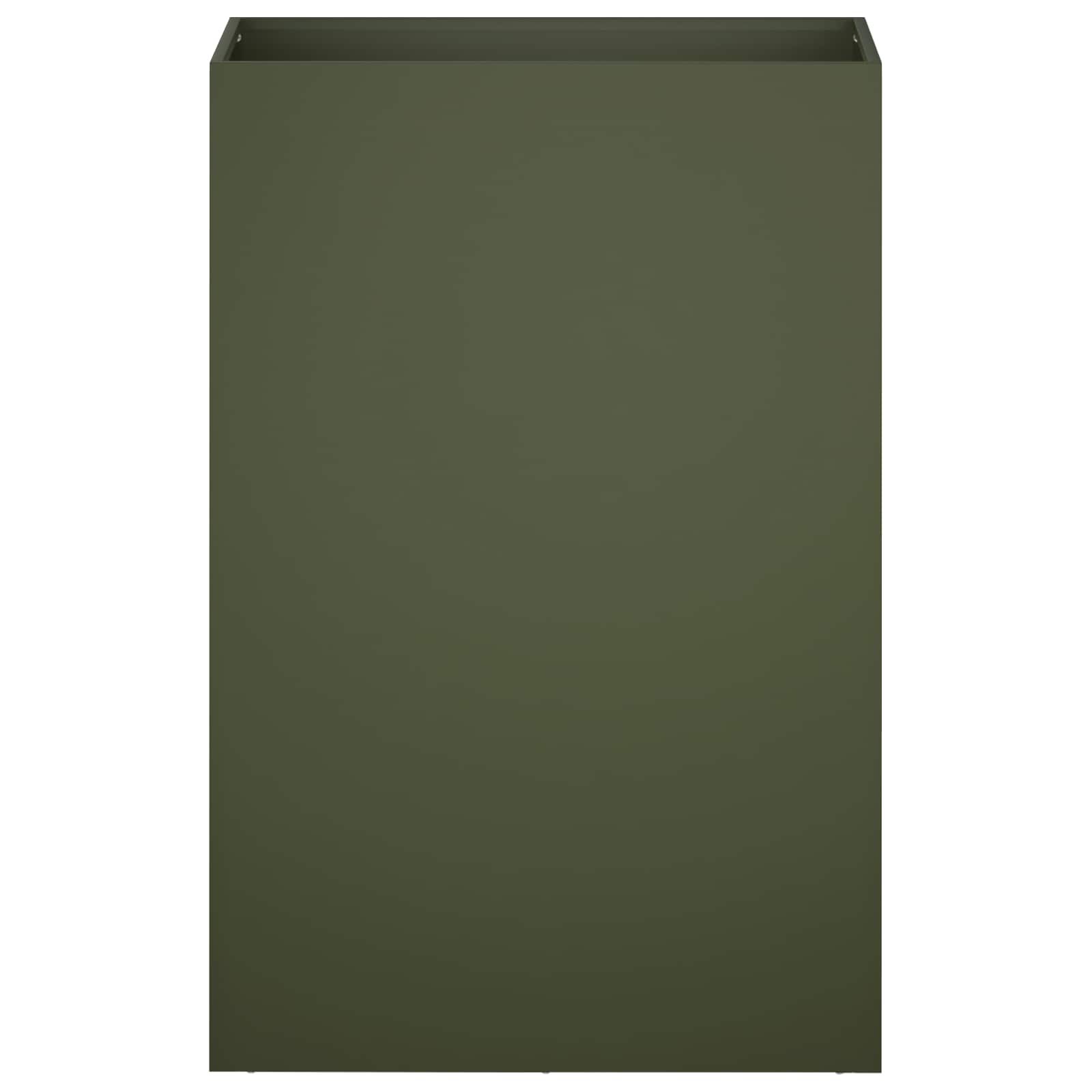 Vaso da giardino 2 pz Verde Oliva 40 x 30 x 75 cm | homemem39