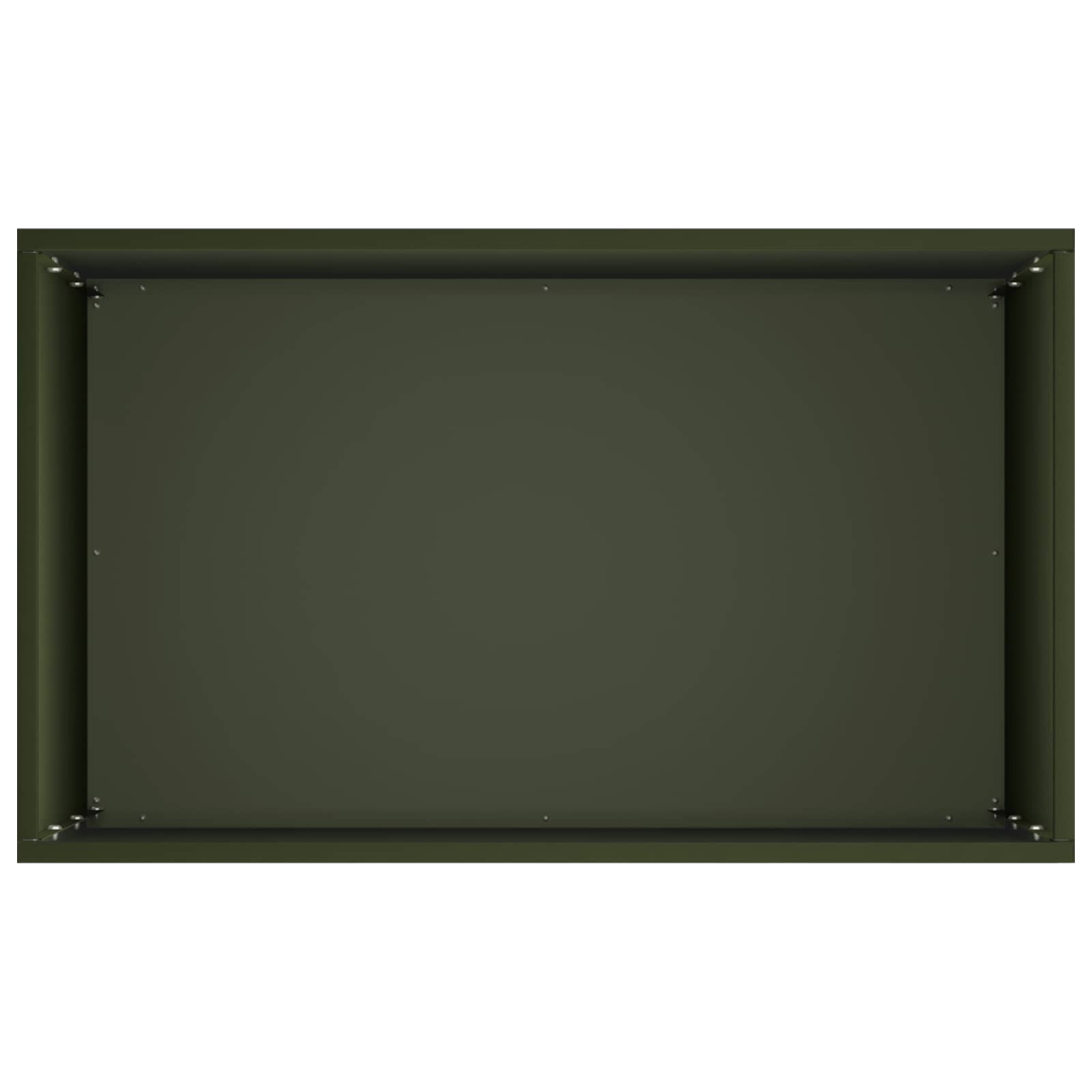 Vaso da giardino 2 pz Verde Oliva 40 x 30 x 75 cm | homemem39