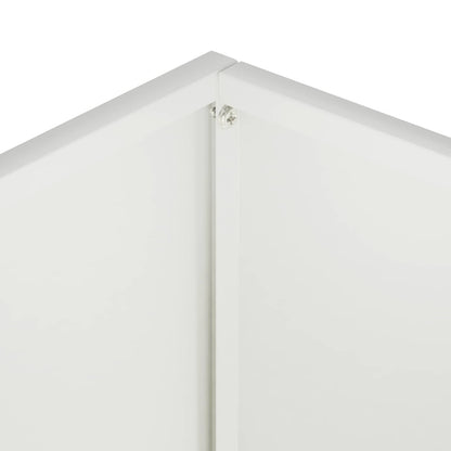 Vaso da giardino 2 pz Bianco 50 x 30 x 40 cm