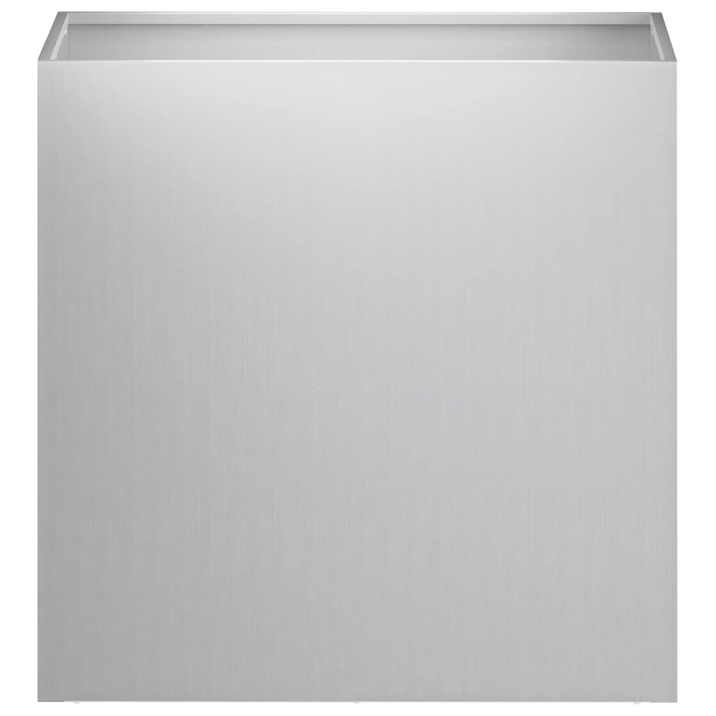 Vaso da giardino Argento 50 x 30 x 40 cm Acciaio zincato | homemem39